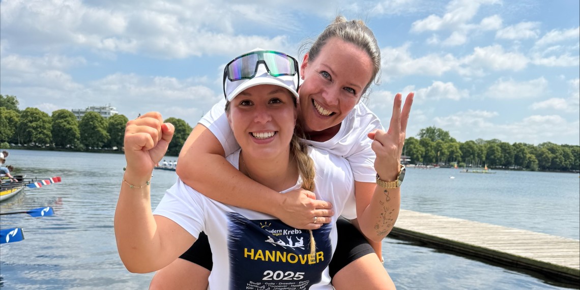 Rudern gegen Krebs Franzi und Sandra